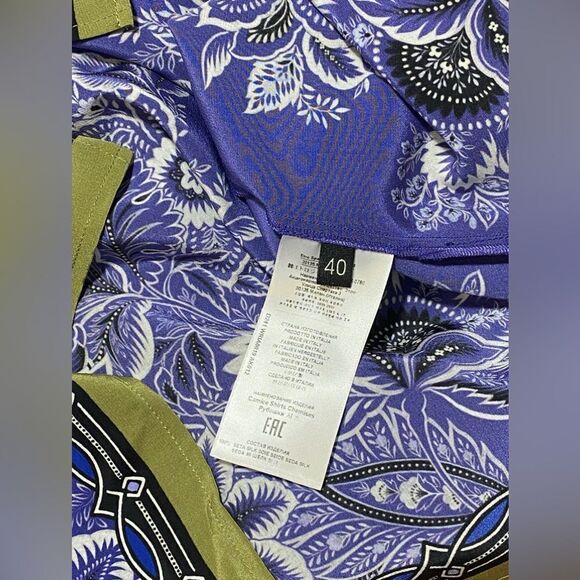 Etro Silk Bandana Blouse size 40/us size 4 - Picture 12 of 13